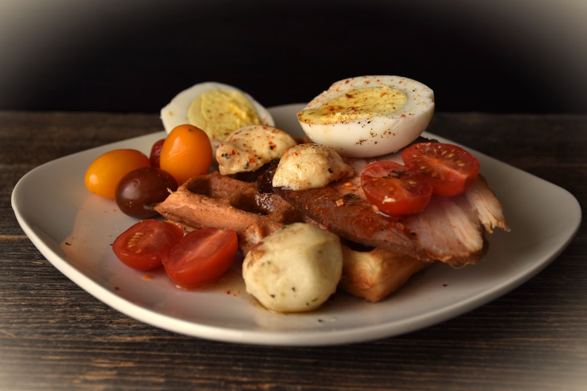Grillade kycklingbröst med grillade grönsaker